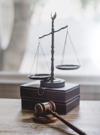 Photo of law gavel and scale
